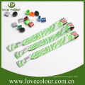 Guangzhou fabricante pulseiras de tecido personalizado / pulseiras Wrist Festival com logotipo personalizado